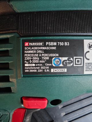 Taladro de percusión Parkside