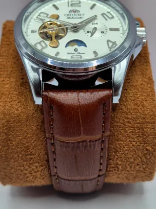 Reloj Mod Orient Automático Marrón/Plateado