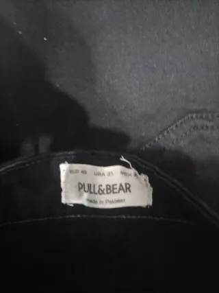 Pantalones vaqueros negros skinny Pull&Bear