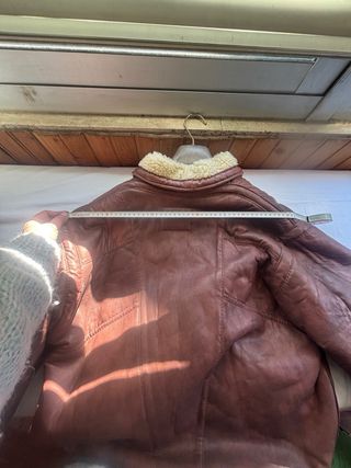 Giaccone montone e pelliccia vintage uomo