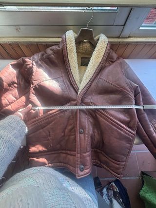 Giaccone montone e pelliccia vintage uomo