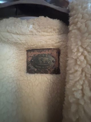 Giaccone montone e pelliccia vintage uomo