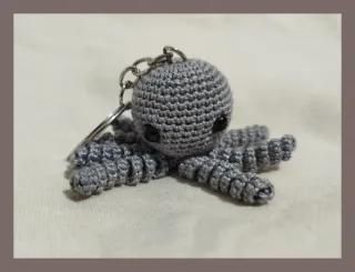 Llavero Pulpo Crochet