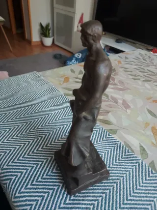 Figura Bronce Herrero Antigua 23cm