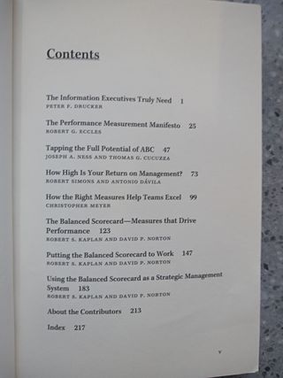 Harvard Business Review on Measuring Corporate ...