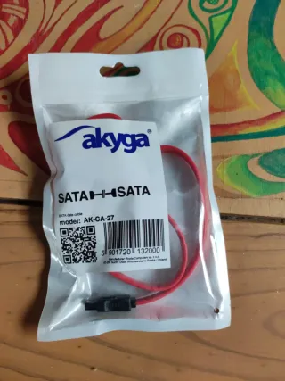 Cavo SATA Akyga AK-CA-27 Rosso