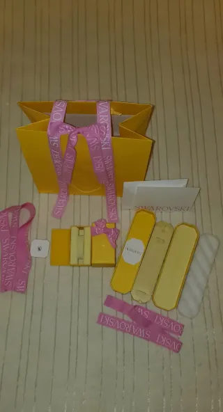 Set confezione regalo Swarovski rosa