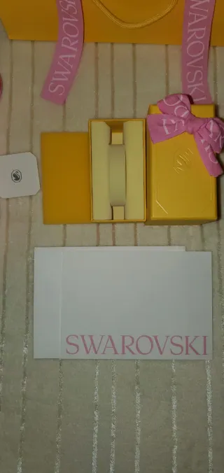 Set confezione regalo Swarovski rosa