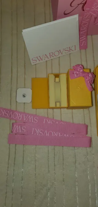 Set confezione regalo Swarovski rosa