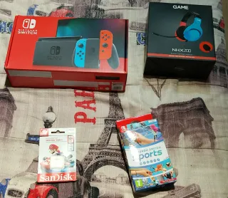 Nintendo Switch + Juegos y Accesorios