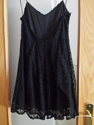 Vestido Negro Fiesta Mango