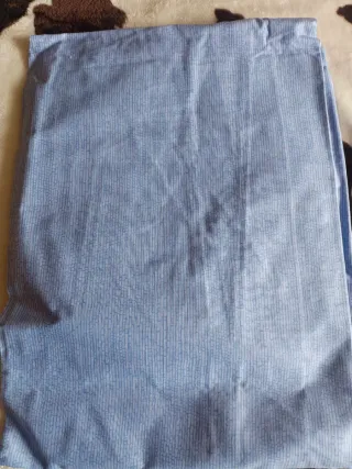 Juego Sábanas Cama 150cm Azul y Beige