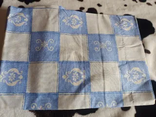 Juego Sábanas Cama 150cm Azul y Beige