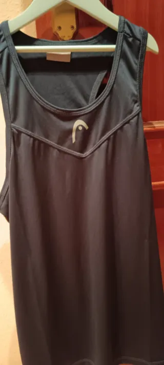 Camiseta tirantes Head negra