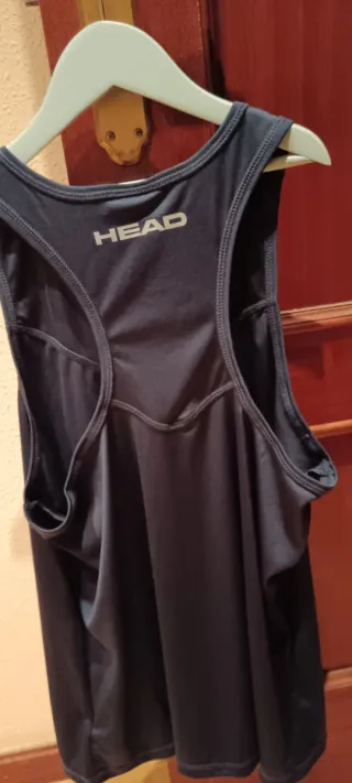 Camiseta tirantes Head negra