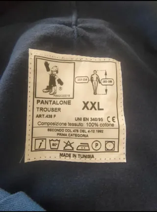 Pantaloni da lavoro unisex blu