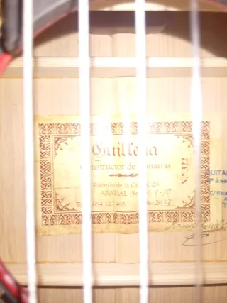 Guitarra Flamenca Roja