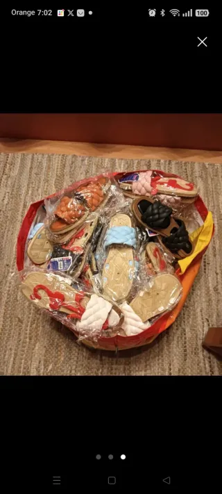 Lote de 36 pares de zapatillas para cabalgatas