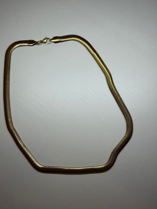 Collar dorado acero inoxidable