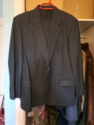 Traje de chaqueta azul caballero