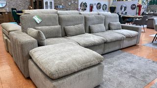 Sofá modular blanco 350x165cm