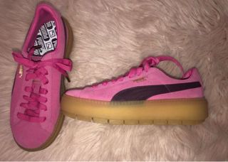 Zapatillas Puma Suede Plataforma Rosa