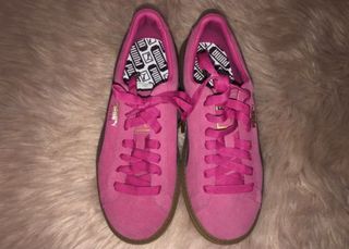 Zapatillas Puma Suede Plataforma Rosa