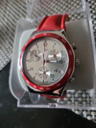 Swatch Irony Cronógrafo Rojo