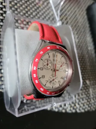 Swatch Irony Cronógrafo Rojo