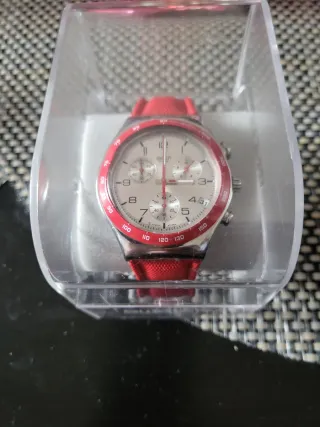 Swatch Irony Cronógrafo Rojo