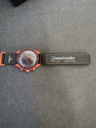 Omega x Swatch MoonSwatch Lava