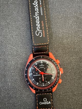 Omega x Swatch MoonSwatch Lava