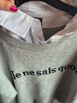 Jersey Primark efecto camisa talla M