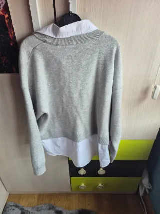 Jersey Primark efecto camisa talla M