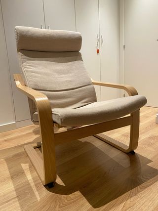 Butaca mecedora Poang Ikea Madera