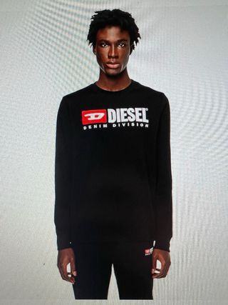 Sudadera Diesel T-Just Negra