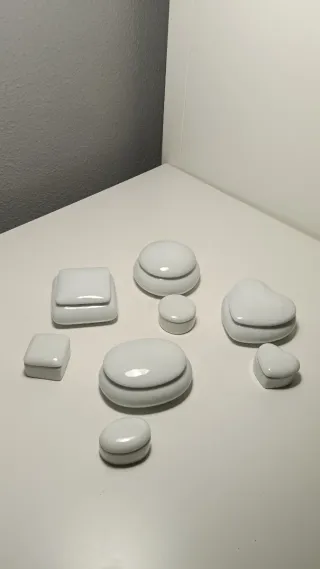 Lote 8 cajitas joyero porcelana