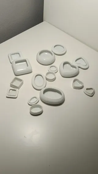 Lote 8 cajitas joyero porcelana