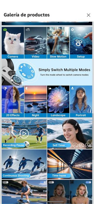Cámara Digital 4K WiFi 64MP Zoom 16x