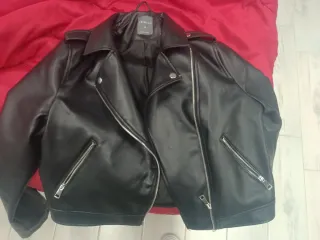 Giubbotto ecopelle Primark nero taglia S