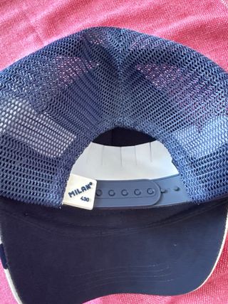 Gorra Milan Beige y Azul