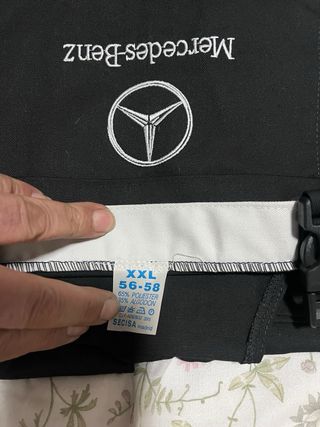 Peto Mercedes-Benz XXL Negro Original