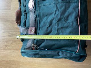 Bolsa grande viaje bolsillos cremalleras verde os