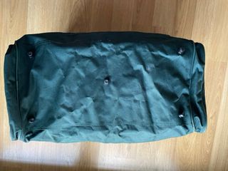 Bolsa grande viaje bolsillos cremalleras verde os