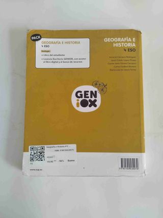 Geografía e Historia 4ºESO - Geniox - 9780190539979