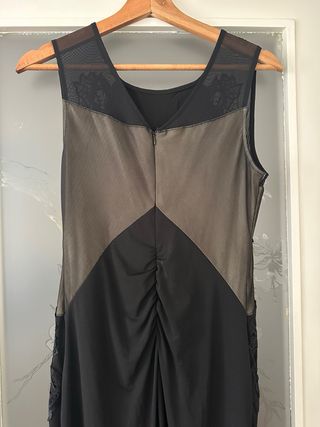 Vestido largo Bodyflirt negro encaje