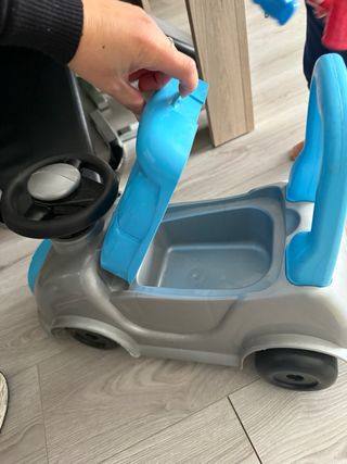 Correpasillos infantil azul y gris