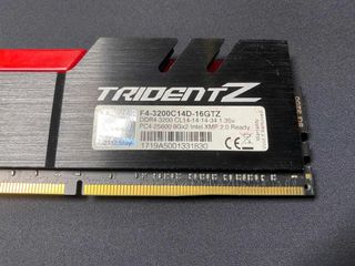 G.Skill TridentZ 16GB (2x8GB) DDR4 3200MHz CL 14