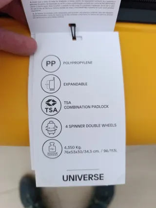 Maleta mostaza con ruedas, grande, Paco Martínez