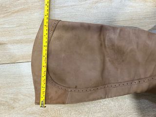 Botas caña ancha beige